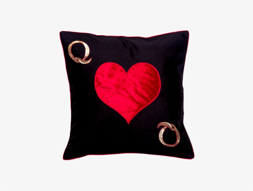 Queen Of Hearts - Cushion, transparent png #2151043