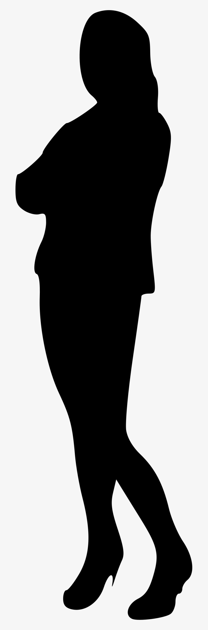 Crossed Arms Big Image Png - Silhouette Woman Arms Crossed, transparent png #2151566