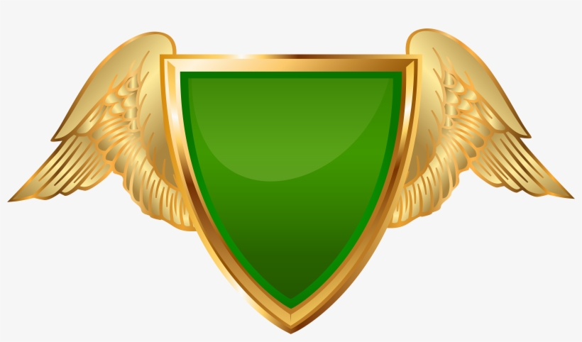 View Full Size - Shield With Wings Png, transparent png #2151593