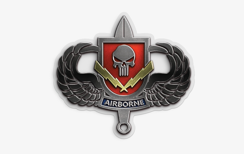Airborne Shield Decal - Sticker, transparent png #2151768