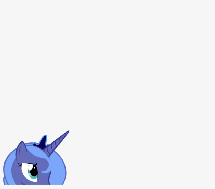 Peeking, Princess Luna, S1 Luna, Safe, Simple Background, - Cartoon, transparent png #2152019