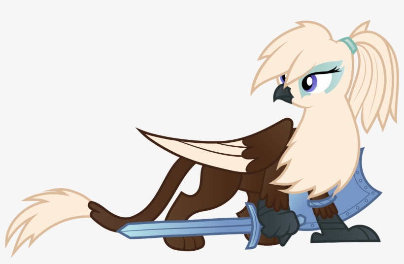 Oc Only, Ponytail, Safe, Shield, Simple Background, - Cartoon, transparent png #2152143