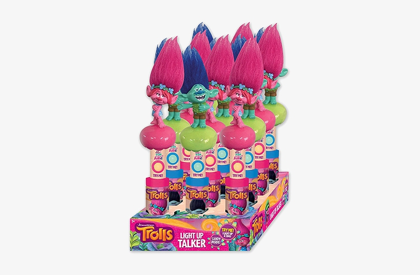 Dreamworks Trolls Character Light & Sound Wand Candy - Trolls Light Up Talker, transparent png #2152235