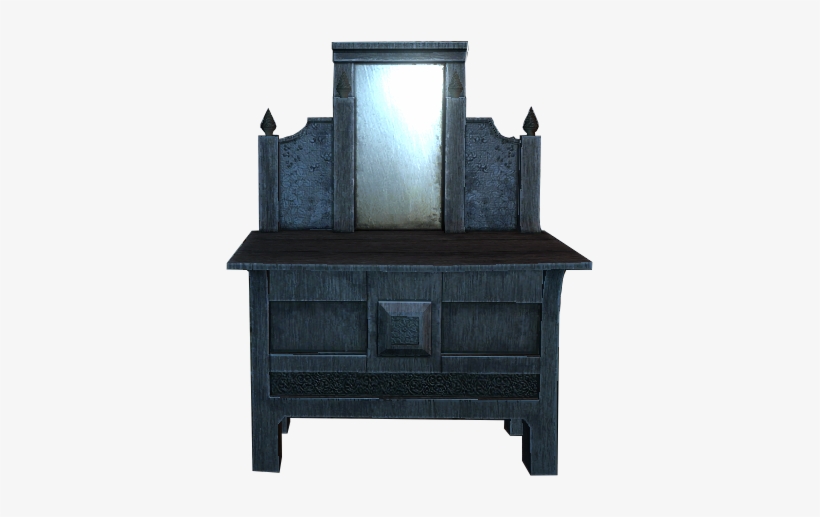 Dresser With Mirror - Mirror, transparent png #2152277