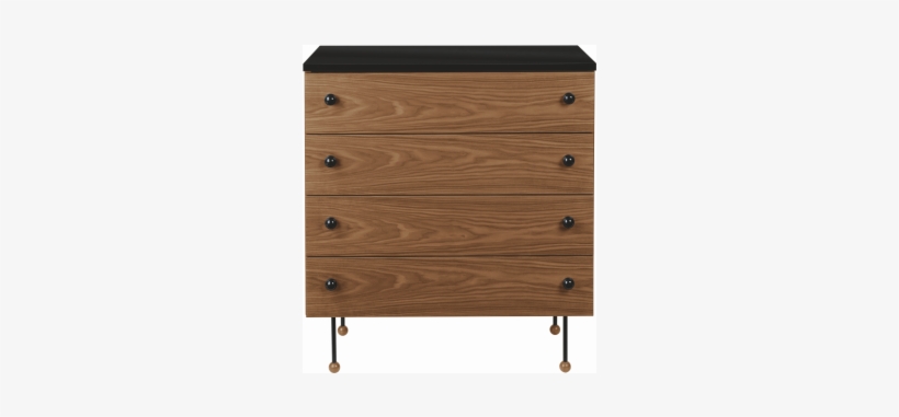 62 4 Drawer Dresser - Greta Grossman, Gubi 62 Series Grossman Dresser - 4, transparent png #2152423