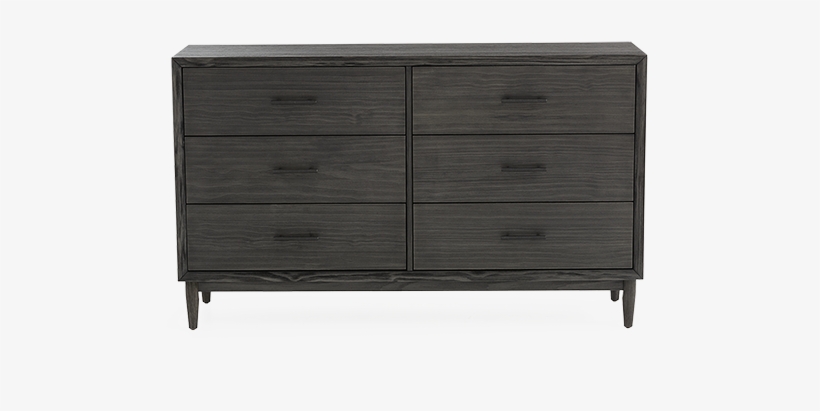 Image For Dark Grey 6-drawer Dresser From Brault & - Sideboard, transparent png #2152778