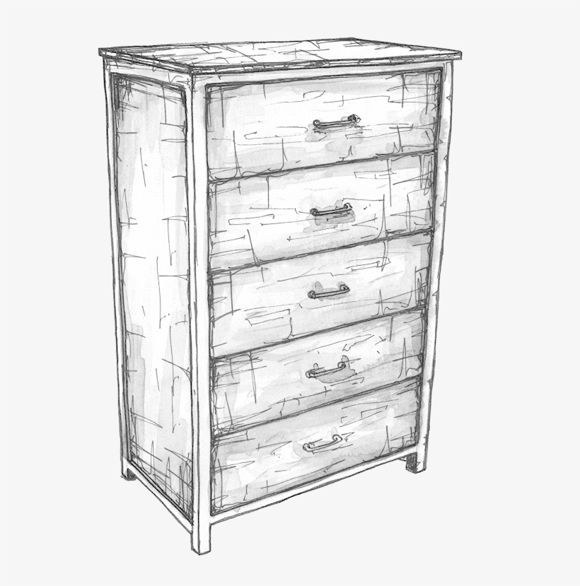 Dresser - Chest Of Drawers, transparent png #2152883