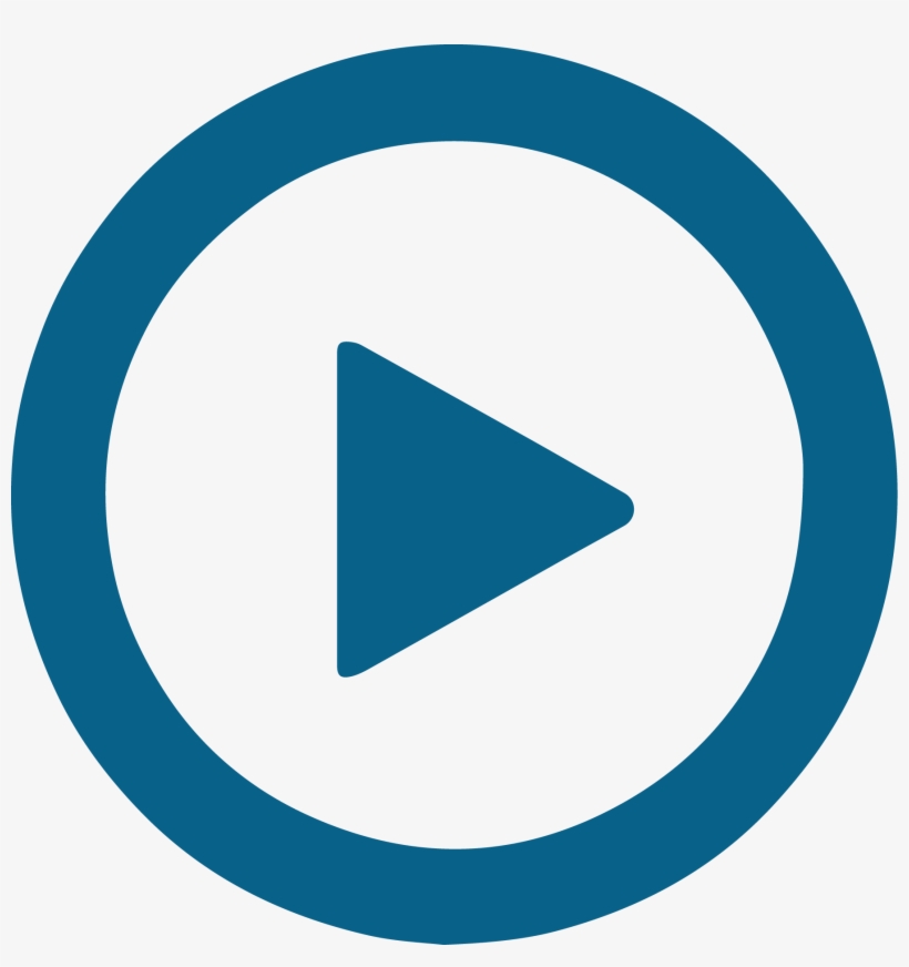 Blue Play Button - Recommend Sign - Free Transparent PNG Download - PNGkey