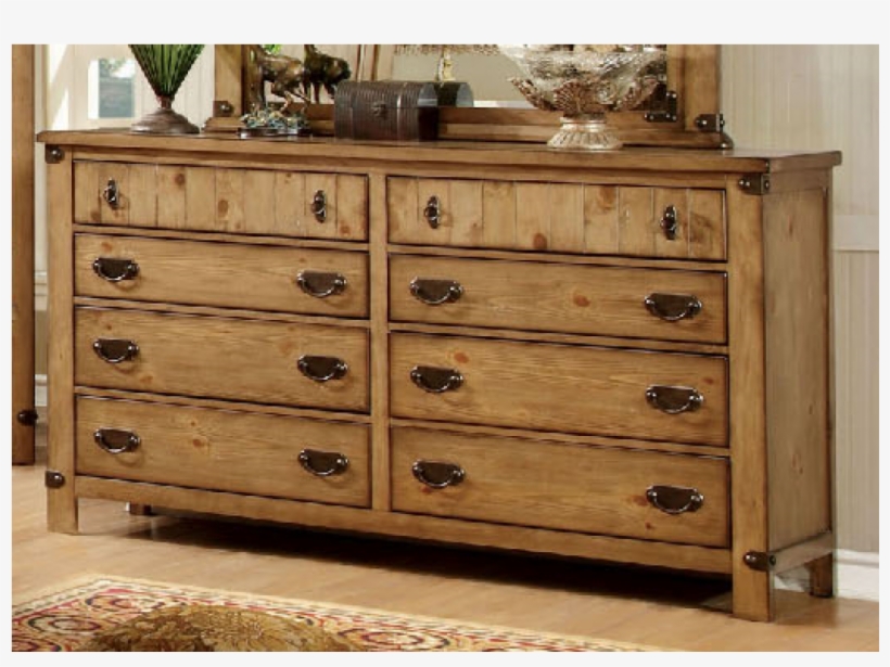 Country Dresser With Mirror, transparent png #2153074