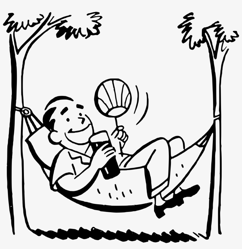 This Free Icons Png Design Of Man In Hammock, transparent png #2153376