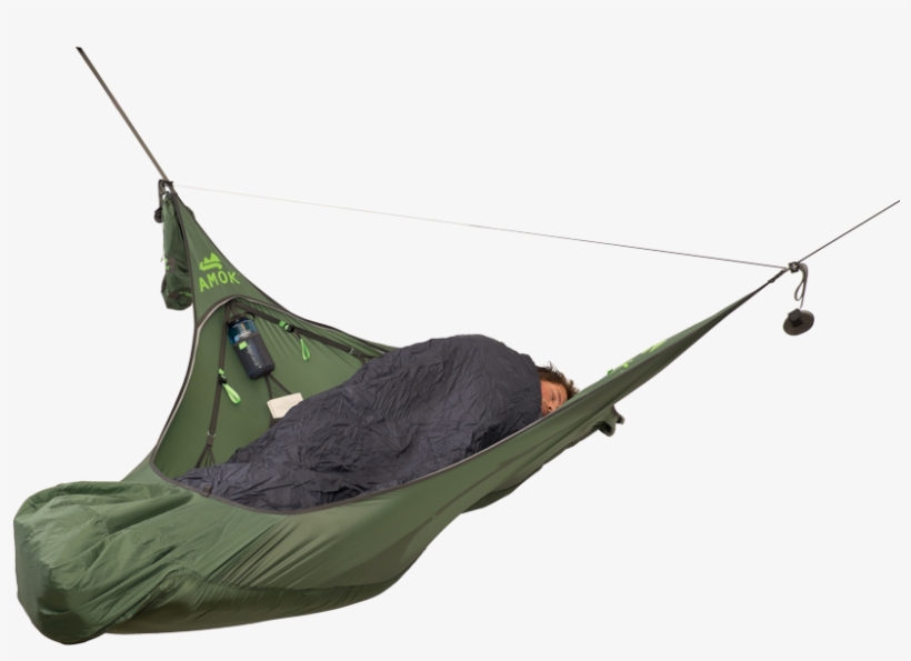 Amok Equipment Draumr Camping Hammock How It Works - Amok Draumr 3.0⎪køb Amok Hængekøjer På Urbanoutdoor.dk, transparent png #2153477