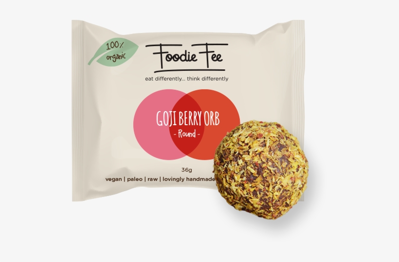 Goji Berry Orb - Almond Cacao Orb 36g By Foodie Fee, transparent png #2153708