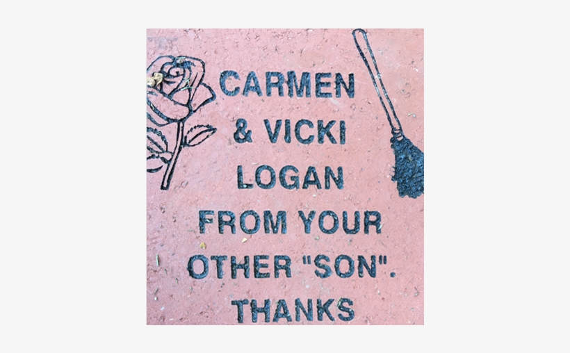 Brick Witch's Broom & Rose - Poster, transparent png #2153829