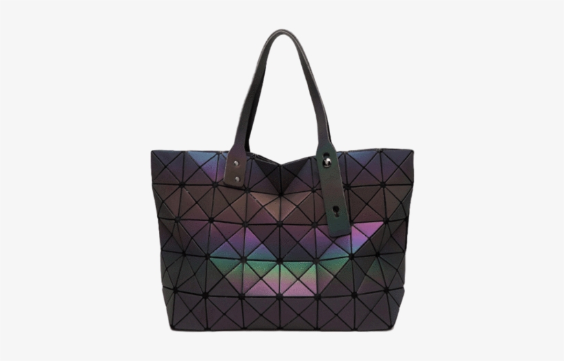 Geometric Luminous Tote Bag - Women Luxury Designer Bags, transparent png #2154367