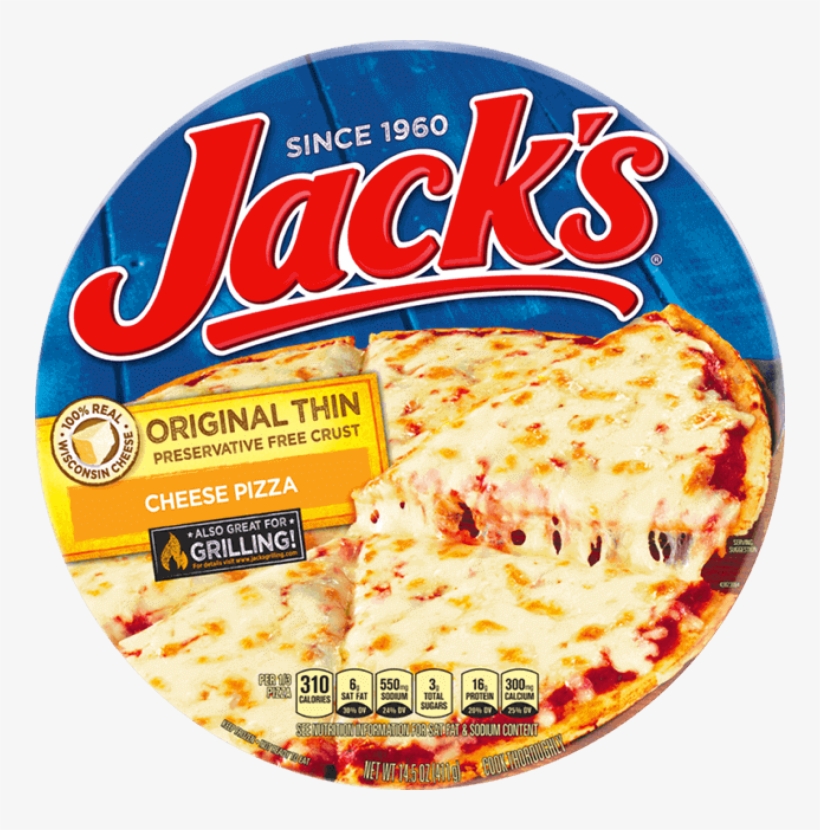 Jack's Original Thin Crust - Jack's Pepperoni Pizza Nutrition Facts, transparent png #2154419