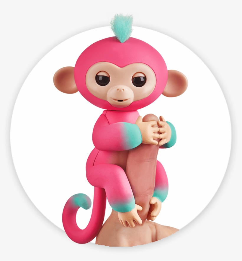 Fingerlings Monkey 2tone Ombre Melon - Fingerling Monkey, transparent png #2154486