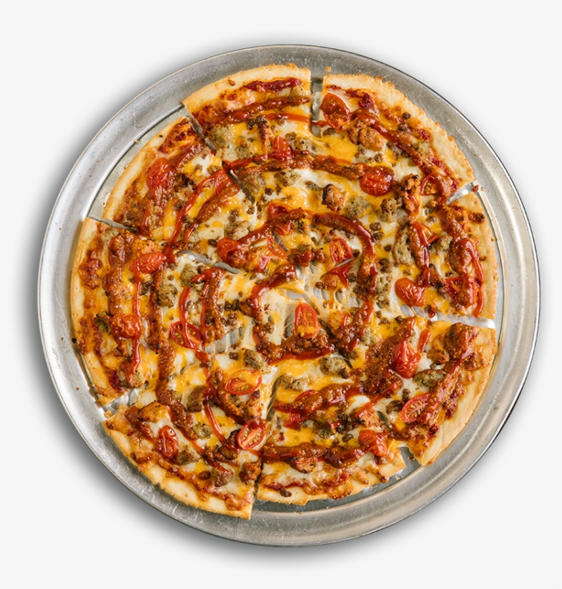 The Volcano Pizza - Barbecue Chicken Tender Pizza, transparent png #2154630