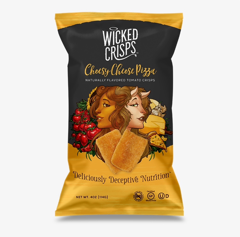 Cheesy Cheese Pizza - Wicked Crisps Cheesy Cheese Pizza, transparent png #2154648