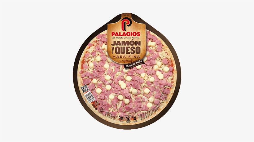 Thin-base Ham & Cheese Pizza - Palacios Alimentacion, transparent png #2154650