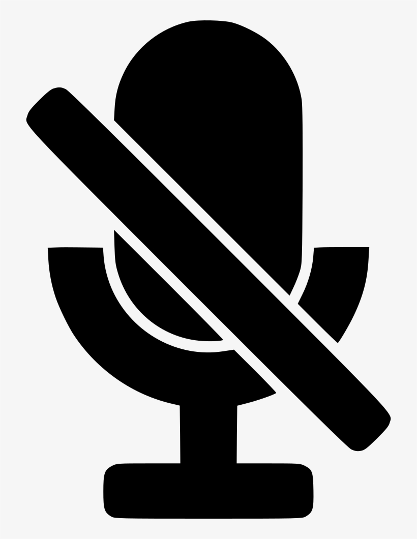 Mute Microphone Comments - Microphone Mute Png Icon, transparent png #2154687