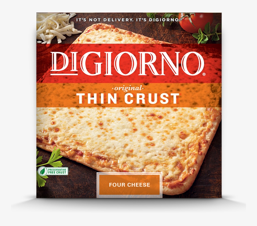 Digiorno Thin Crust Cheese Pizza, transparent png #2154957