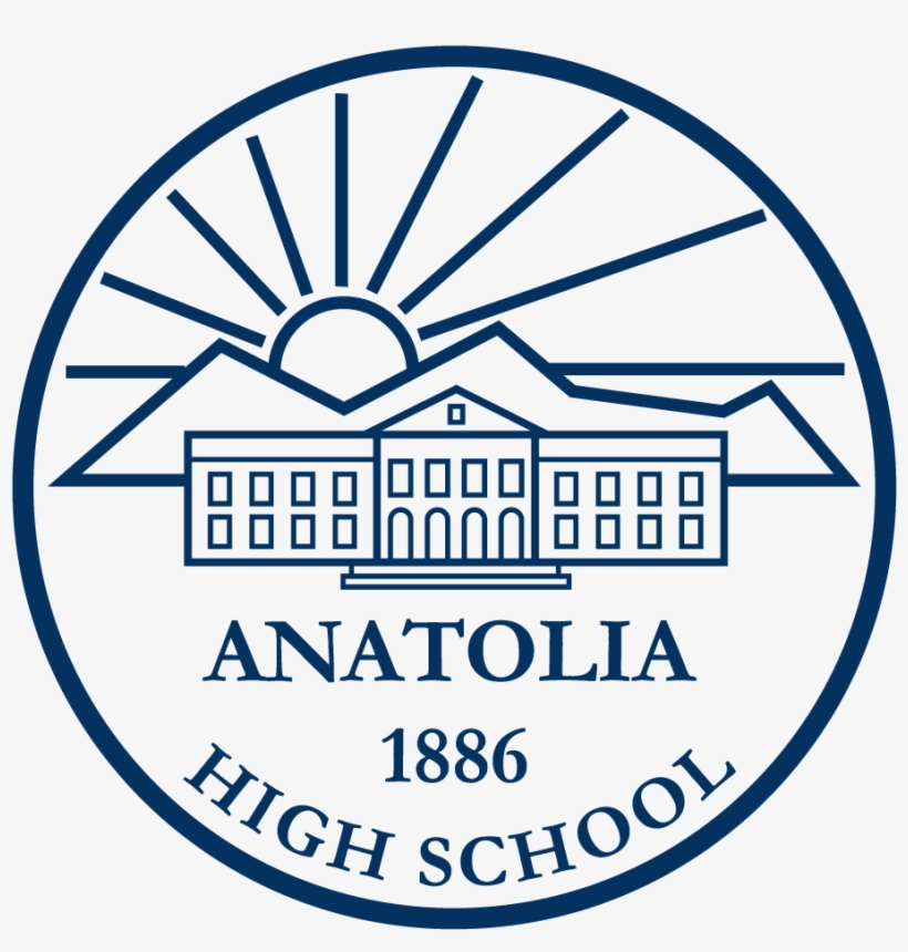 Anatolia High School Logo Blue - Anatolia College, transparent png #2155363