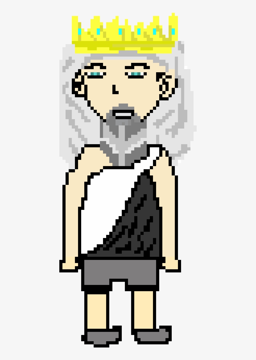 Zeus Pixel Art-donya - Cartoon, transparent png #2155395