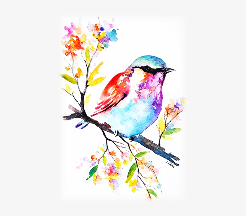 Original Watercolor Painting On Acid Free Paper - Pinturas Sencillas Con Acuarelas, transparent png #2155397