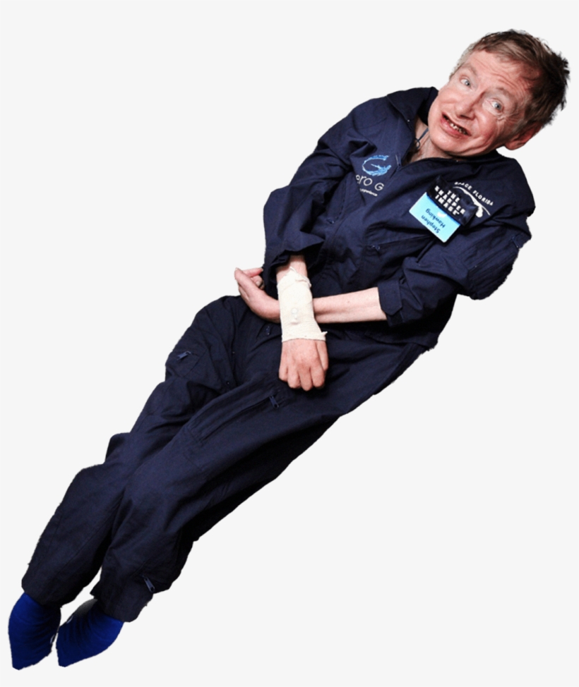 Stephen Hawking Zero Gravity - Stephen Hawking, transparent png #2155623