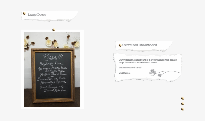 Oversized Chalkboard » The Salvage Snob - Blackboard, transparent png #2155886