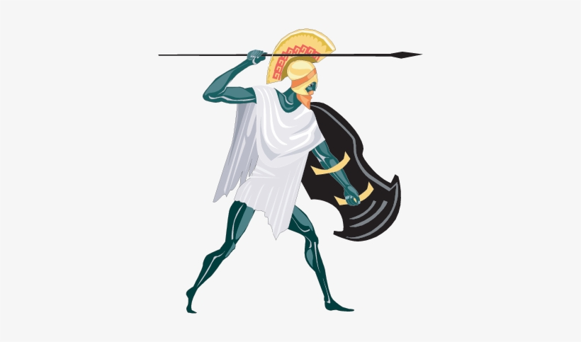 Zeus Mythology Decorative Decal - Greek Soldier, transparent png #2155928