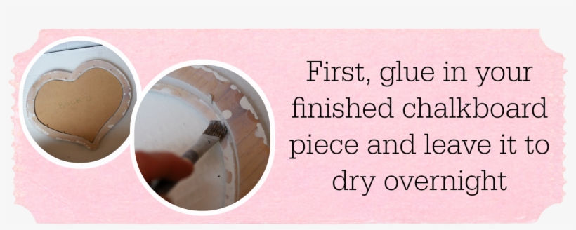 How To Make A Chalkboard From A Photo Frame - Circle, transparent png #2155932