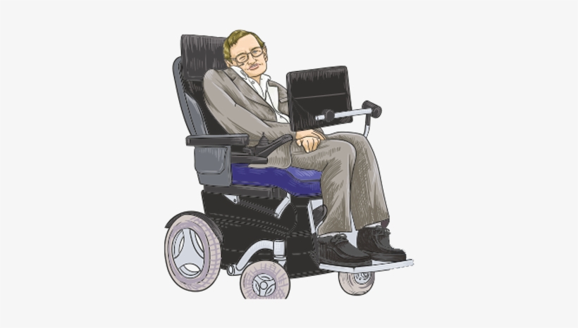 Tekerlekli Sandalyeden Fizik Tarihini Değiştiren Adam - Motorized Wheelchair, transparent png #2156045