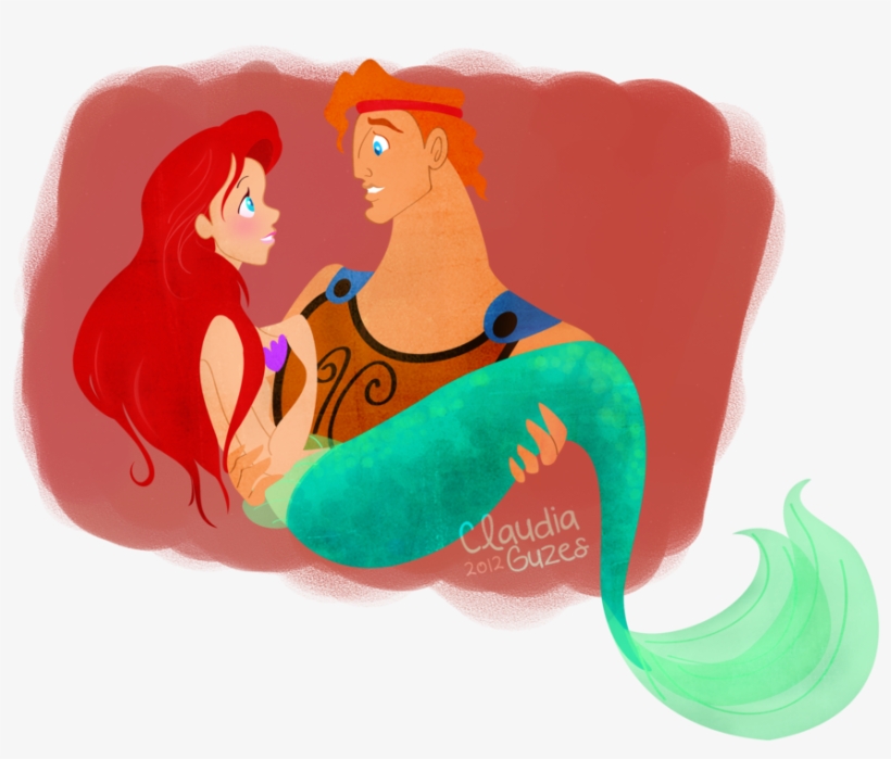 Did You Know That These Two Are - Ariel Y Hercules Son Primos, transparent png #2156085