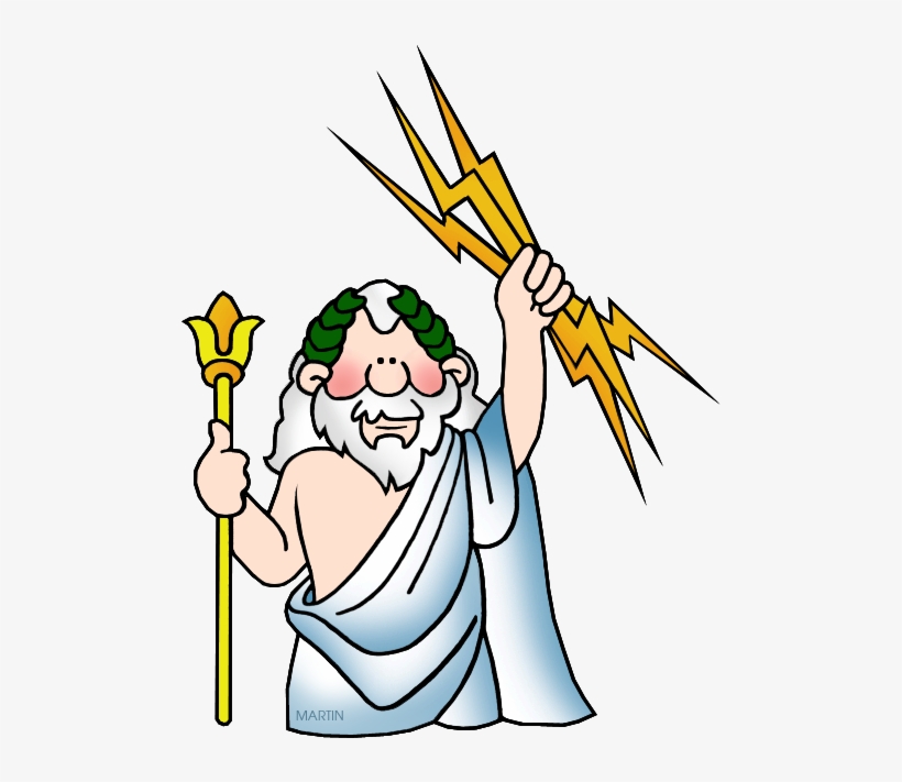 Zeus / Jupiter - Ancient Greece Clip Art, transparent png #2156232