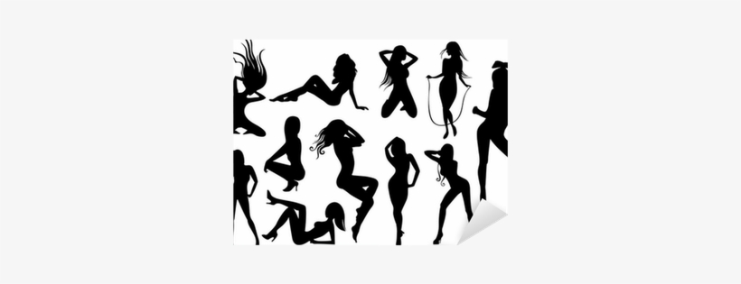 Woman Silhouette Stripper, transparent png #2156730