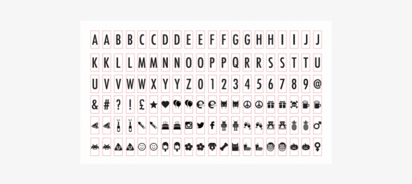 120 Extra Letters Numbers Symbols - Mix Of Letters Numbers & Symbols, transparent png #2157070