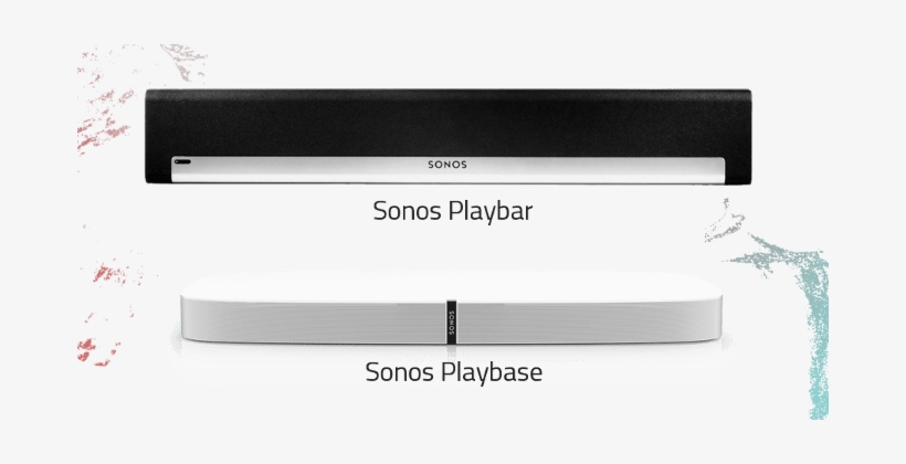 Sonos Playbase Vs Sonos Playbar Free Transparent Download -