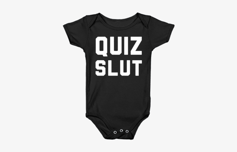 Quiz Slut Baby Onesy - Tshirt Misfits Baby, transparent png #2157466