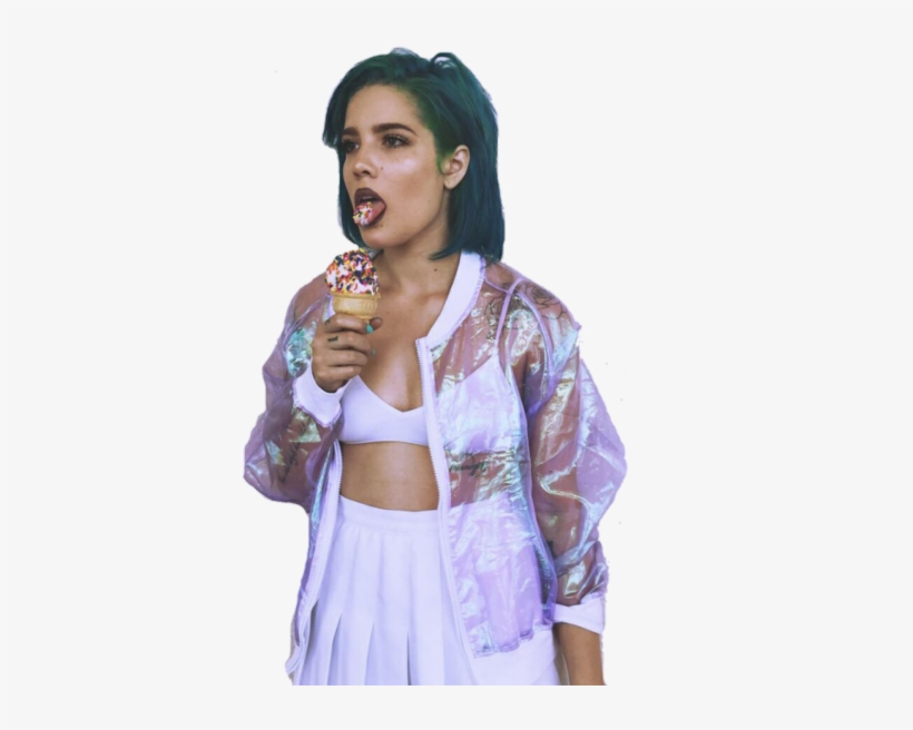 Halsey Image - Photoshoots With Ice Cream, transparent png #2157564