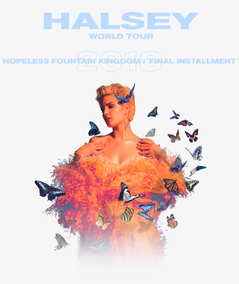 Hfktourheader - Halsey Fountain Kingdom Tour, transparent png #2157632