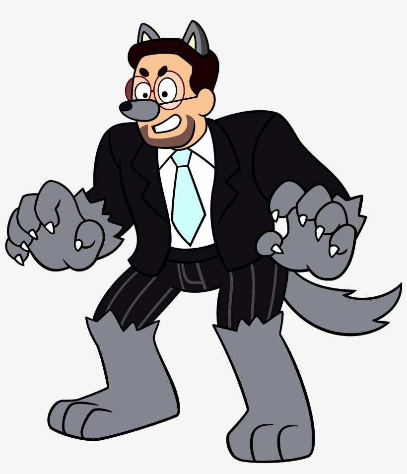 Wolf In A Tux - Steven Universe Wolf, transparent png #2157679