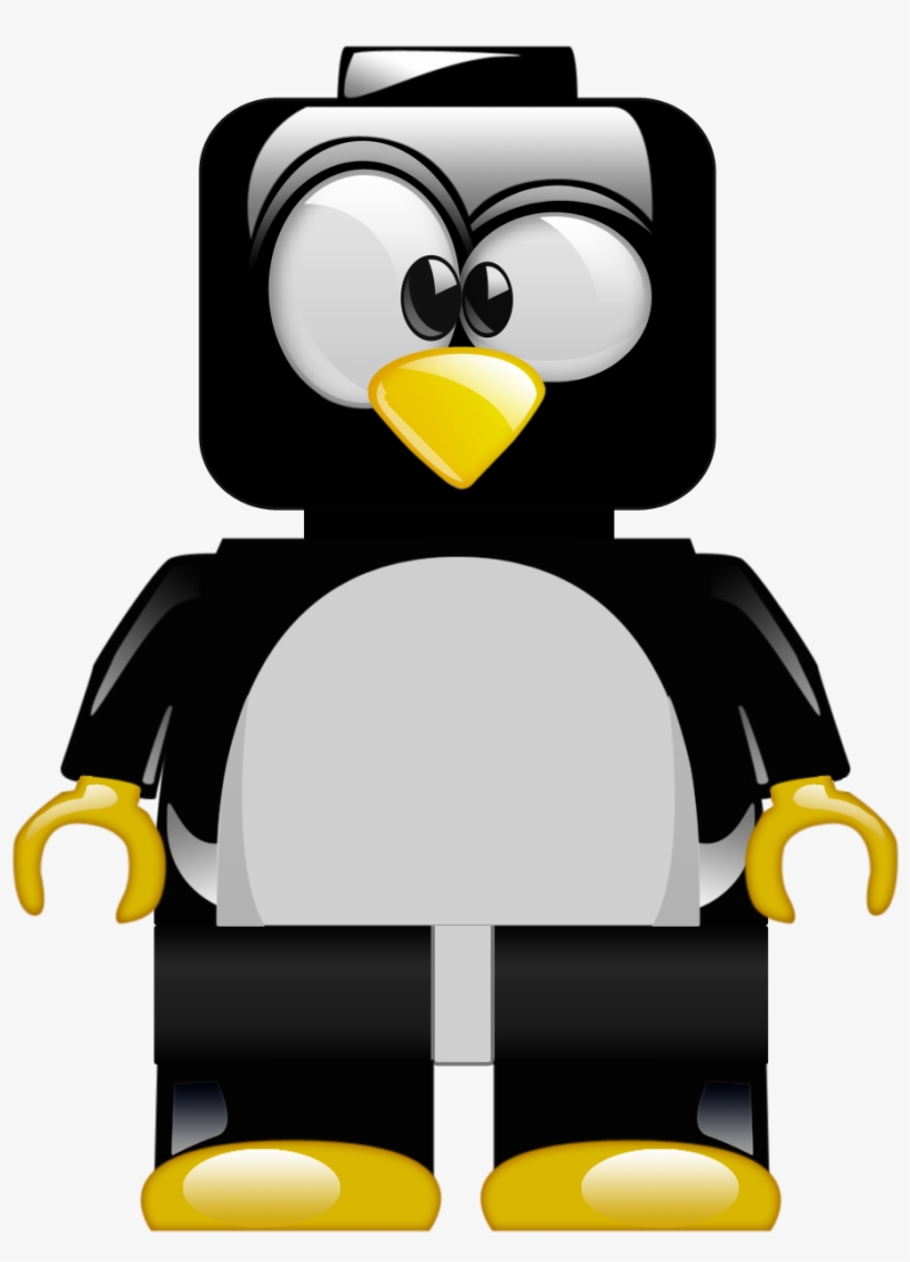 Haks00 Lego Tux - Lego Linux, transparent png #2157826