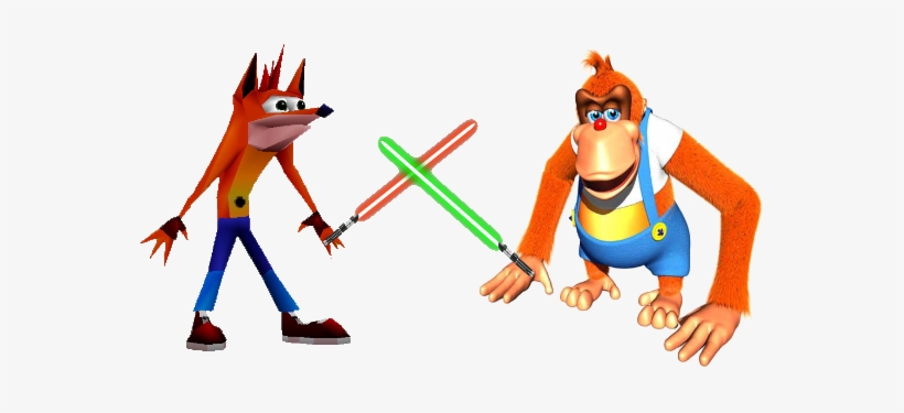 184kib, 565x295, Woah Vs He - Woah Crash Bandicoot Gif, transparent png #2158301