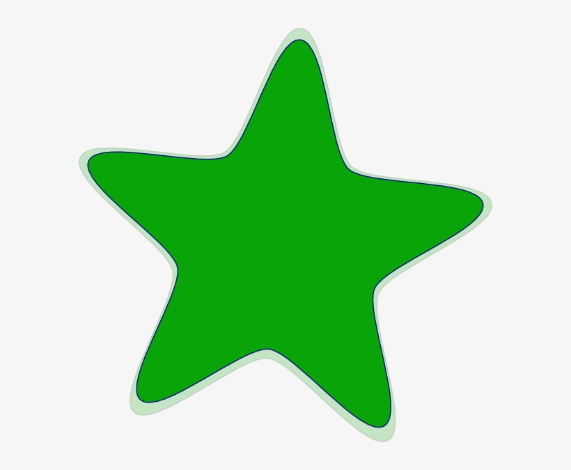 Green Star Clip Art - Star Green, transparent png #2158378
