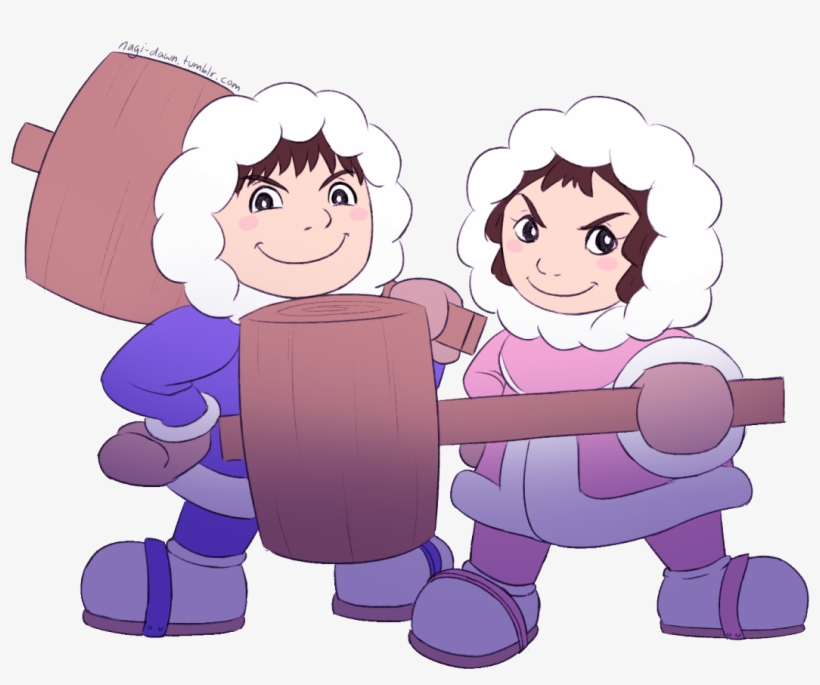 Ice Climbers Drawing For Successfully Wobbling My Boyfriend - Cartoon, transparent png #2158473