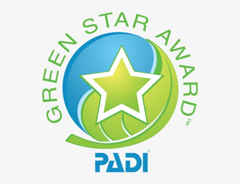 Green Star Award Padi - Padi Green Star Award, transparent png #2158725