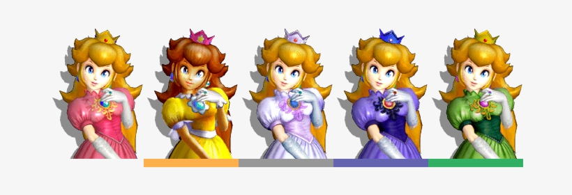 Peach Palette - Super Smash Bros Melee Peach Costumes, transparent png #2158849