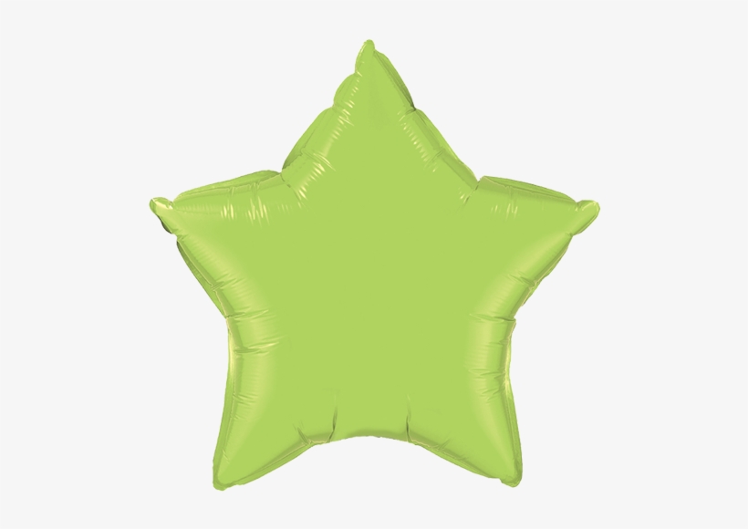 20" Lime Green Star Foil Balloon - Pink Star Foil Balloon, transparent png #2158998