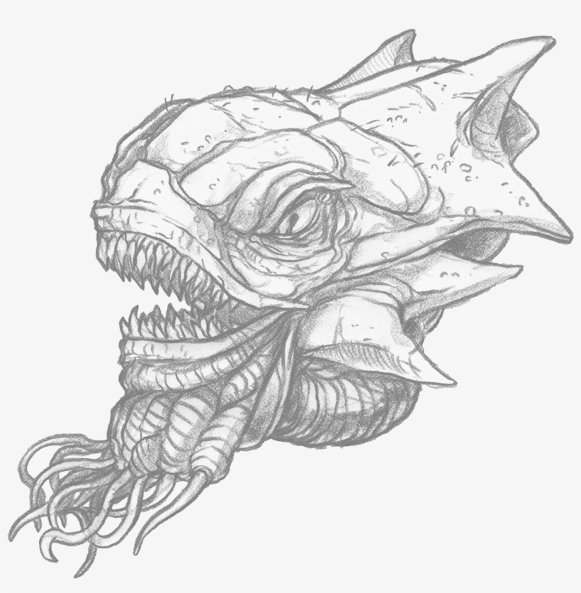 Kraken-sketch - Kraken, transparent png #2159526
